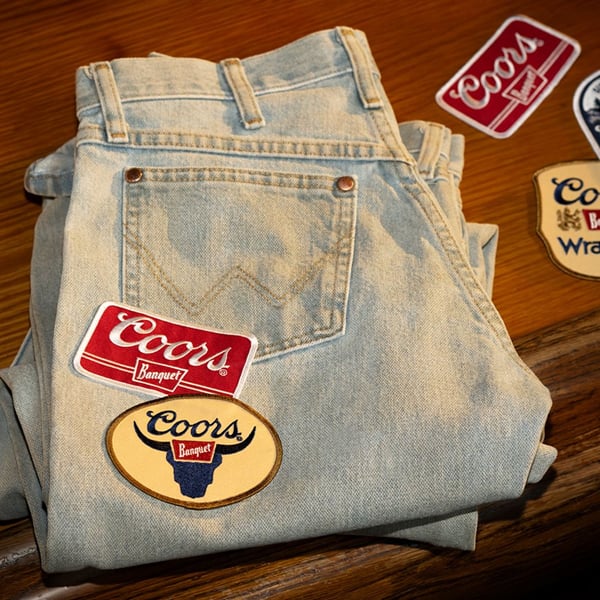 Coors Banquet x Wrangler Beer Wash Jeans