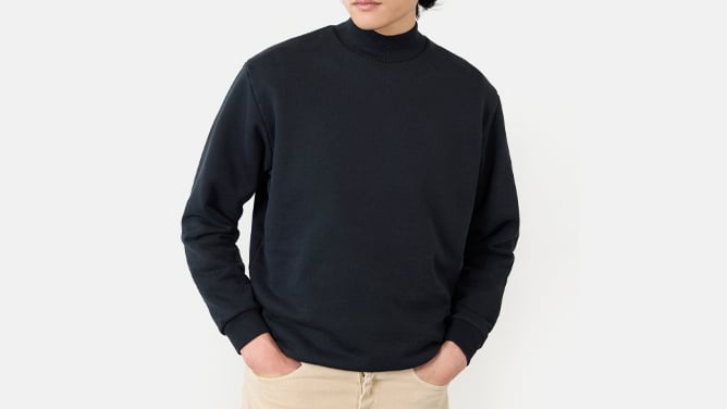 Percival Frequency Mock Neck Sweatshirt