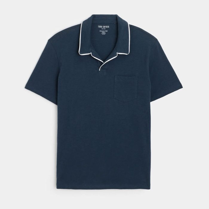 Todd Snyder Made in L.A. Tipped Montauk Polo