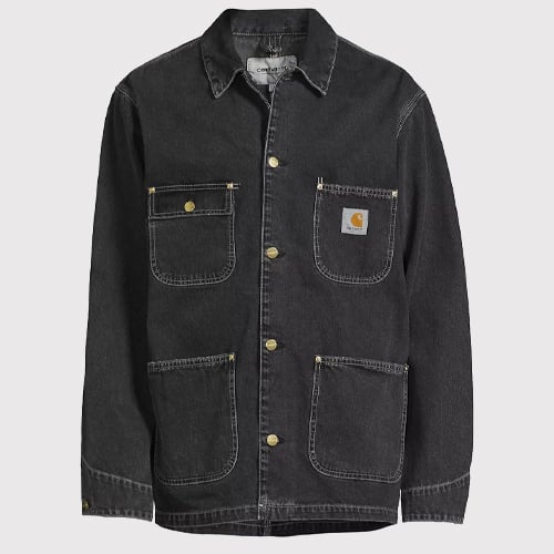 Carhartt WIP: OG Denim Chore Coat - 40% Off