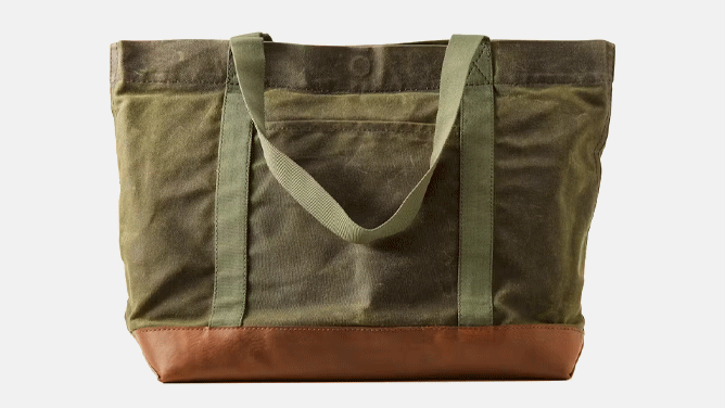 Flint and Tinder Waxed Canvas Tote