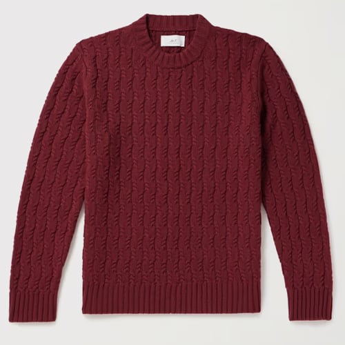 MR Porter: MR P. Cable-Knit Wool Sweater