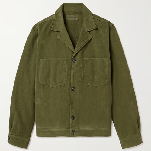 MR Porter: Officine Generale Jonah Cotton-Corduroy Jacket - 50% Off