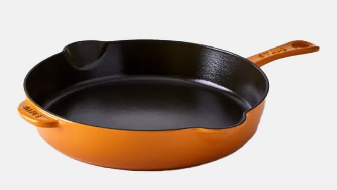 Staub Cast-Iron Deep Skillet