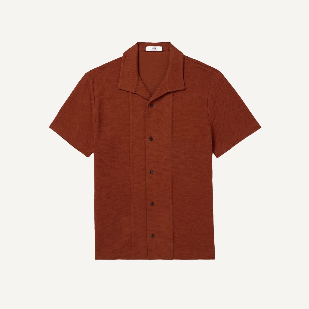 MR P. Jacquard-Knit Cotton Shirt - 30% Off