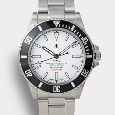 Naval Watch by Lowercase FRXE Sweep Second Divers Series