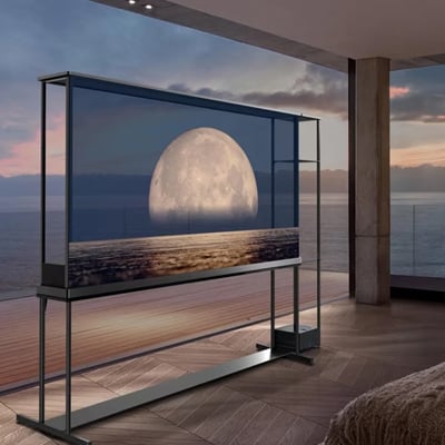 LG Signature OLED T Transparent 4K TV