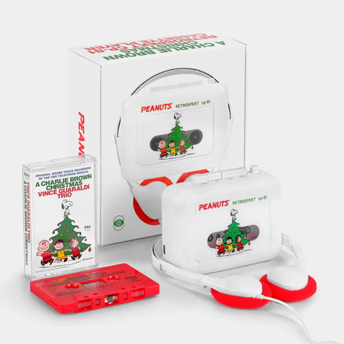 Peanuts <em>A Charlie Brown Christmas</em> CP-81 Portable Cassette Player