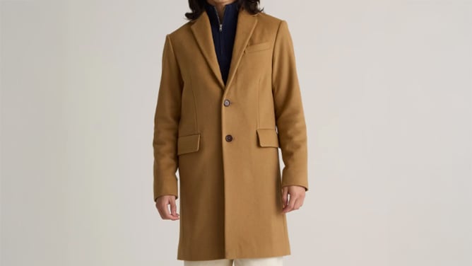 Quince Italian Wool Overcoat