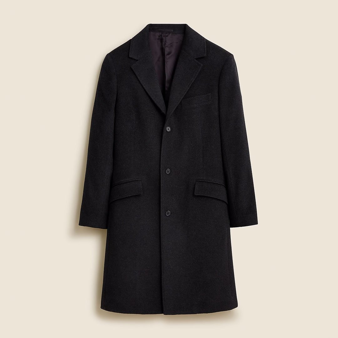 J. Crew Rivington Topcoat in Italian Wool Blend - 54% Off