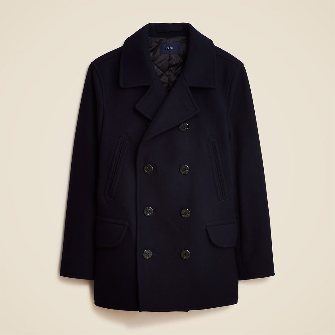 J. Crew Dock Peacoat - 62% Off