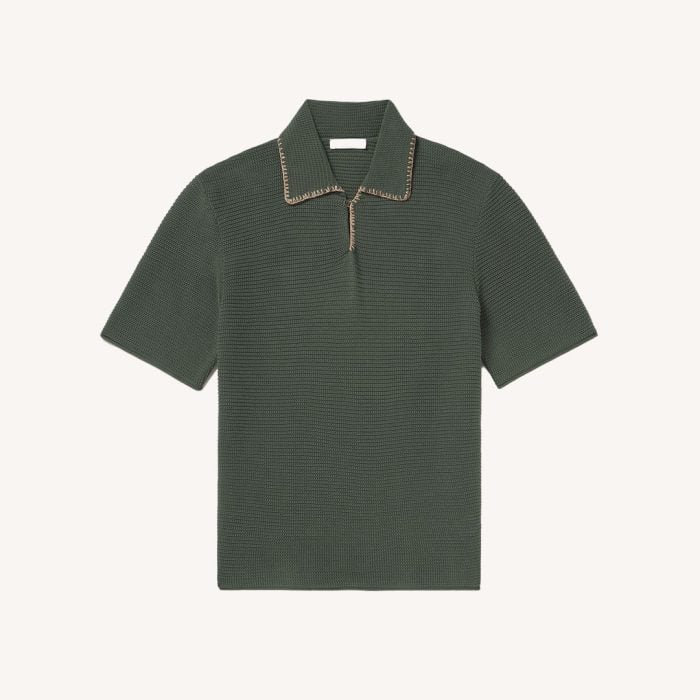 MR P. Embroidered Cotton Polo Shirt