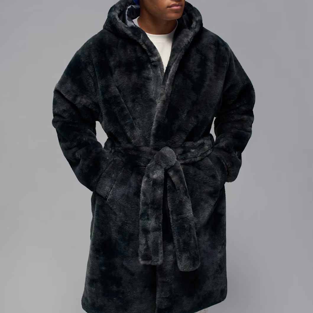 Jordan Brooklyn Men's Faux Fur Robe
