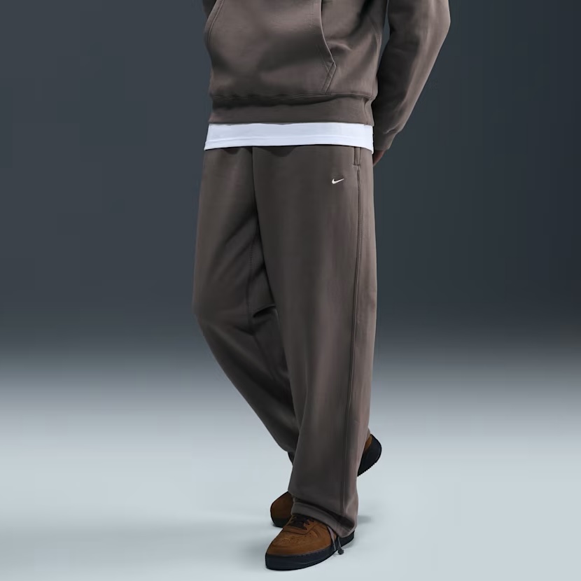 Nike Solo Swoosh Men's Fleece Open-Hem Pants