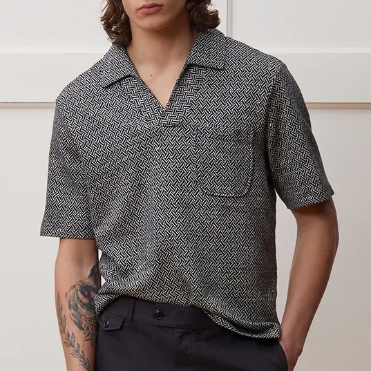 Todd Snyder Relaxed Linen-Cotton Pocket Polo