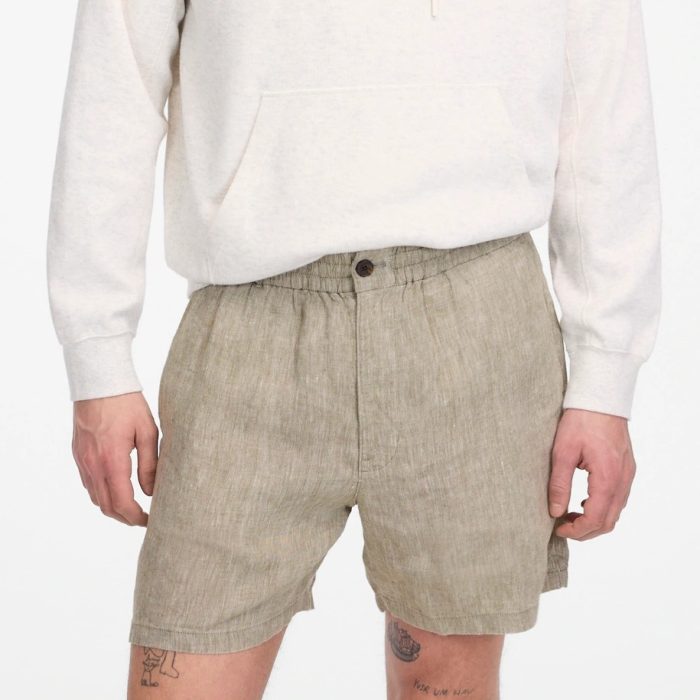 Madewell Everywear Short in Linen, Sage