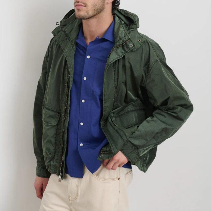 Alex Mill David Windbreaker In Garment Dyed Nylon
