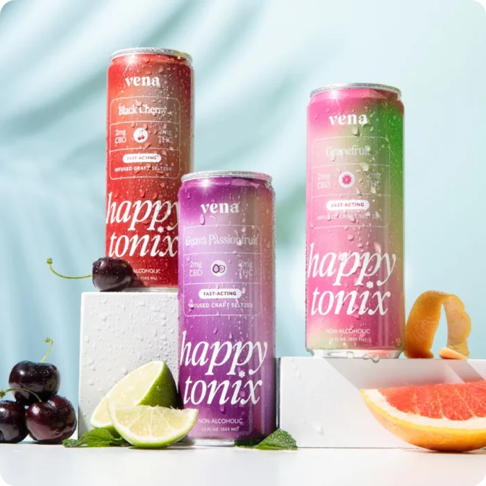 Vena Happy Tonix THC Seltzer Variety Pack