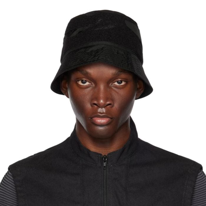 Hokita Black Velcro Bucket Hat