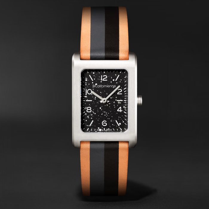 La Californienne The Dial Artist Daybreak 36mm Stainless Steel and Leather Watch, Ref. No. TDALAC001