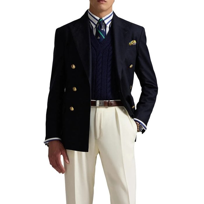 Polo Ralph Lauren The Iconic Doeskin Blazer copy