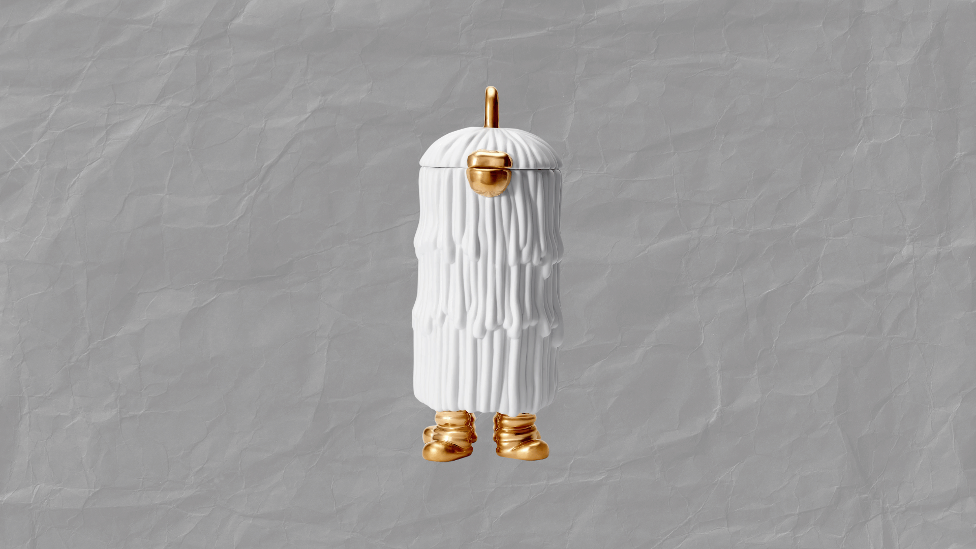 L'Objet Haas Djuna 24K Gold & Porcelain Coffee & Tea Pot