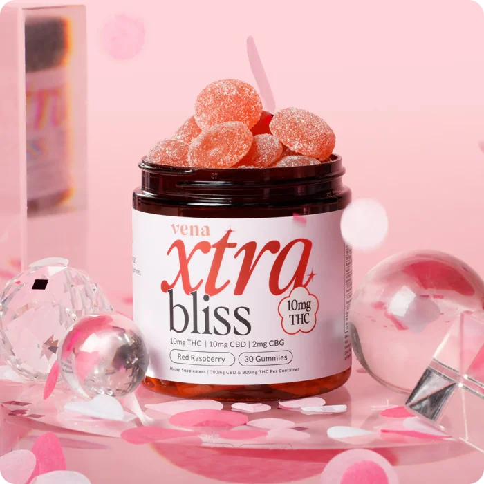 Vena Xtra Bliss THC Gummies, 2 Jars