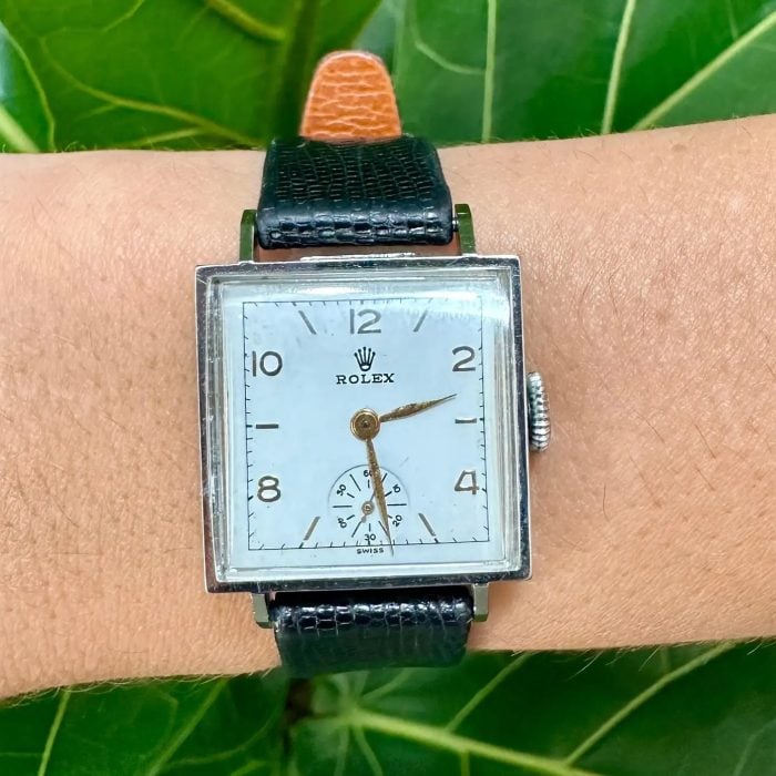 1937 Rolex Ref 3647 Very Rare Antique Manual Wind Watch