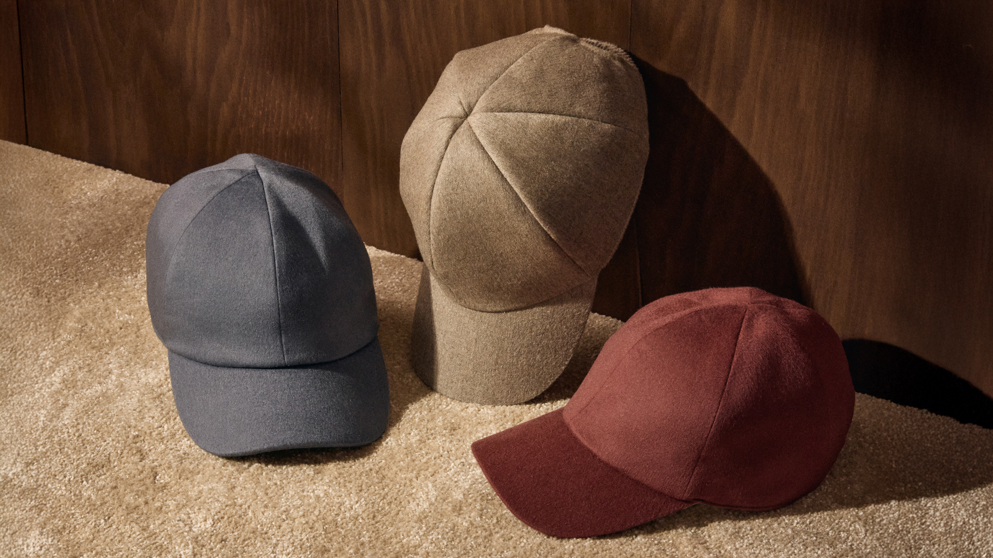 Cashmere Baseball Cap