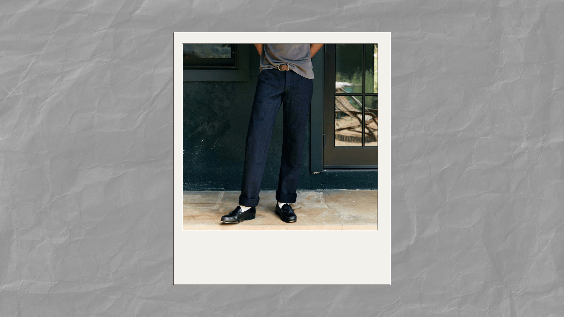 Imogene + Willie Hencye Workpant in Black Indigo