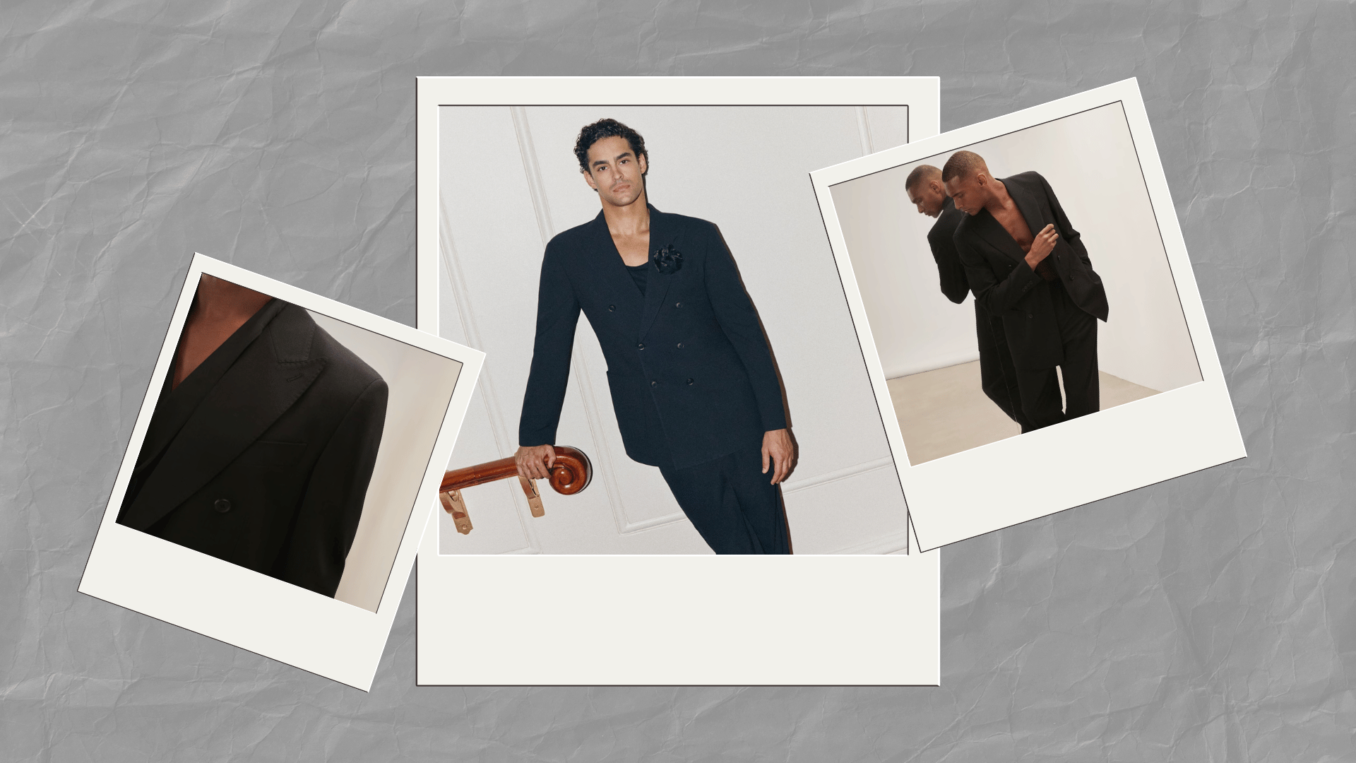 Reiss Royal Ballet Peak-Lapel Blazer in Black