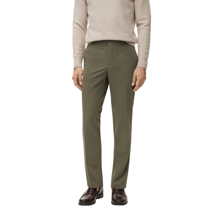 Mango Pleated Slim-fit Pants