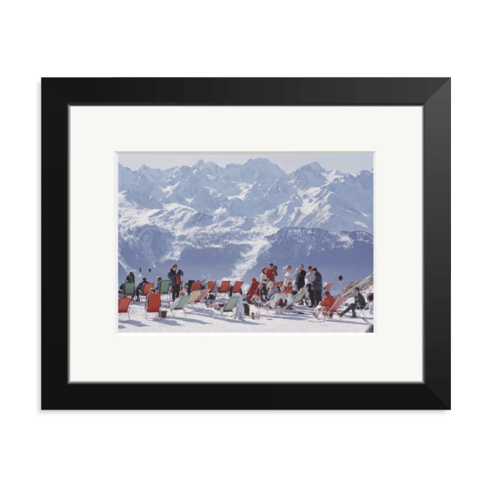 Slim Aarons Lounging In Verbier