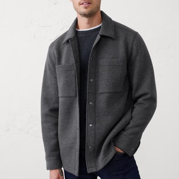 Banana Republic Knit Sweatshirt Jacket