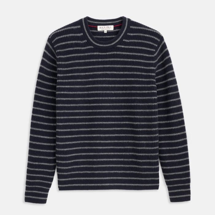 Alex Mill Jordan Sweater In Striped Cashmere
