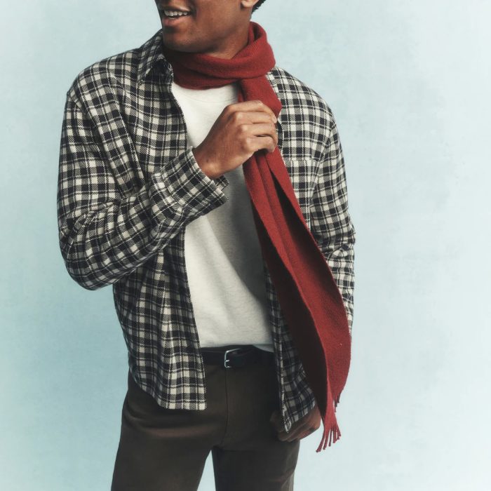 Madewell Fringed Wool Scarf