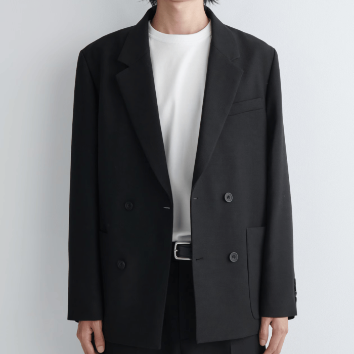 COS Unstructured Wool Blend Blazer