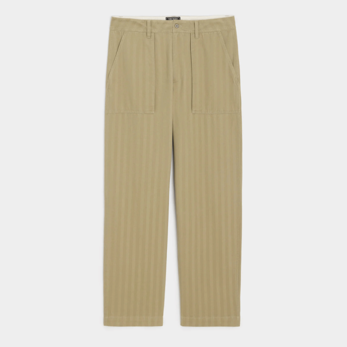 Todd Snyder Relaxed Herringbone Twill Camp Pant