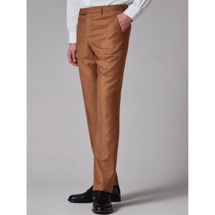 Paul Smith Tapered-Fit Wool-Cashmere Flannel Trousers