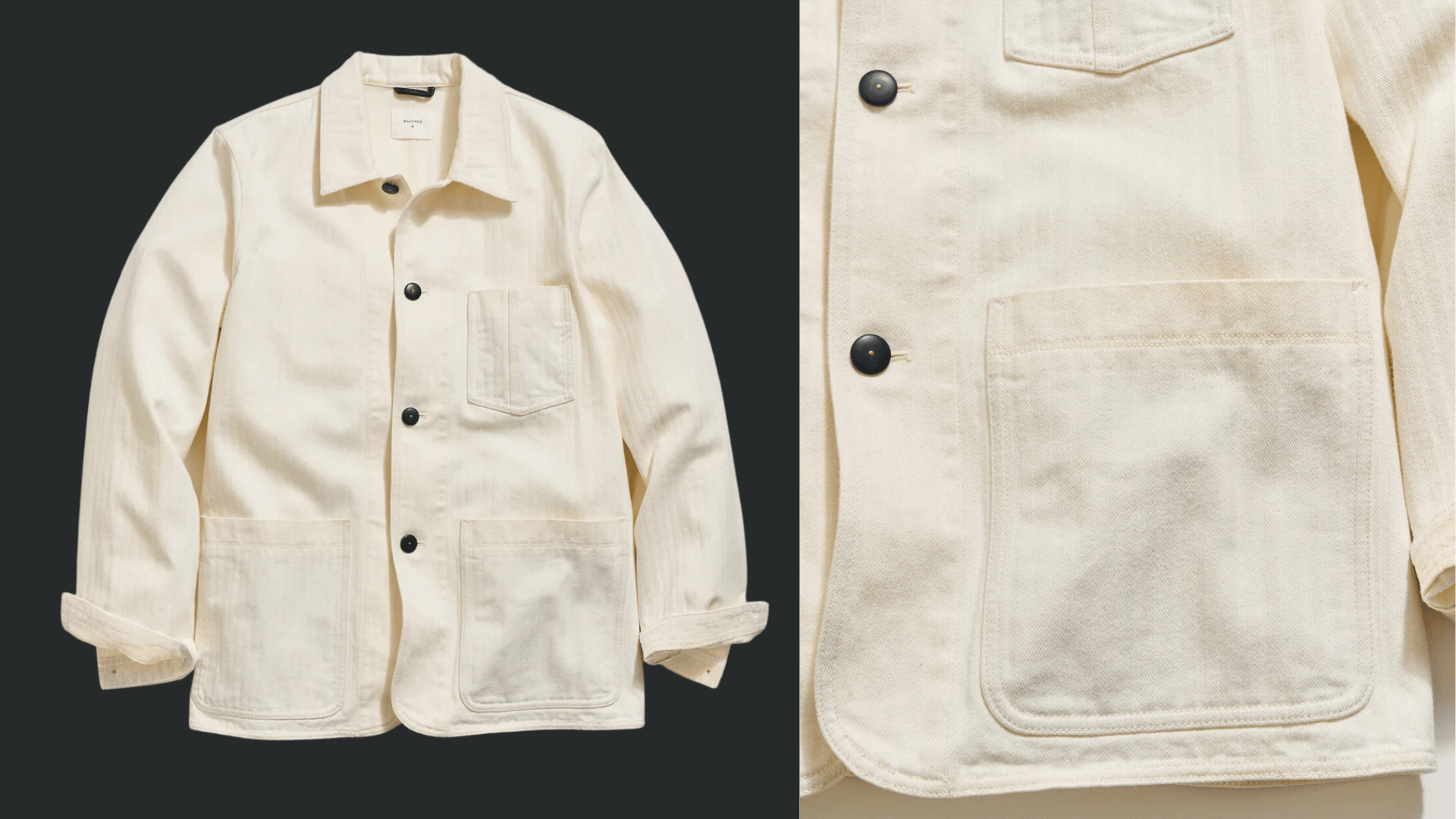 Billy Reid Herringbone Chore Coat