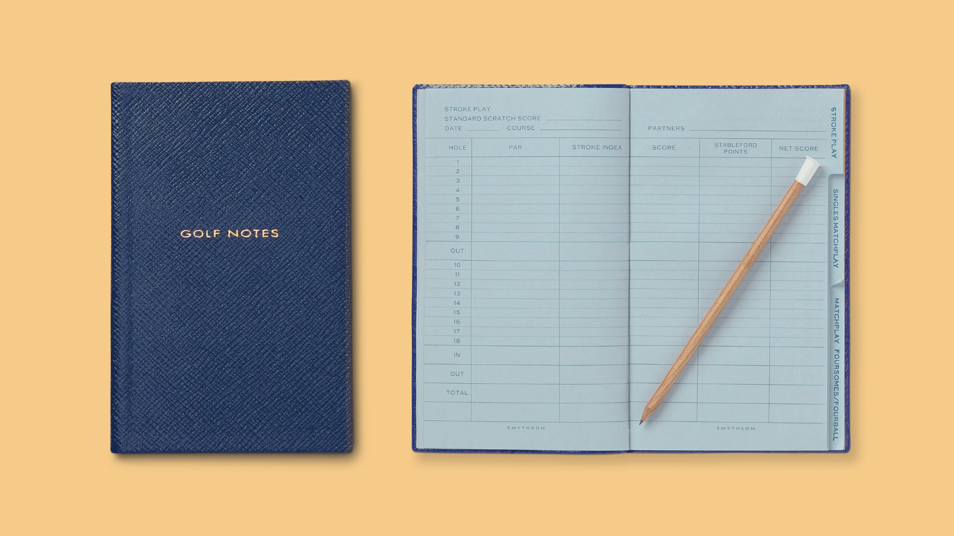 Smythson Golf Notes Panama Notebook