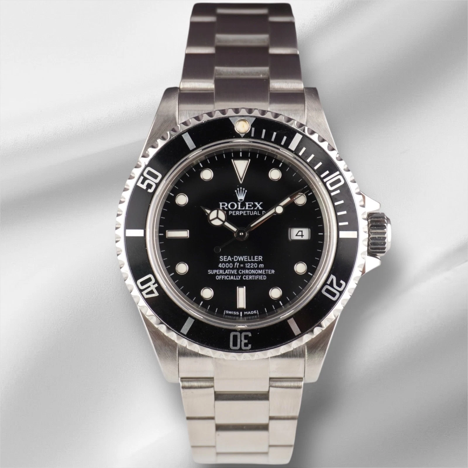 Rolex SeaDweller Date 40mm Black Dial Stainless Steel Oyster