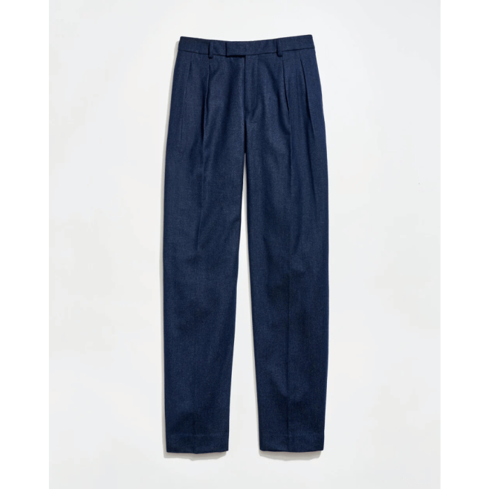 Billy Reid Twill Double Pleated Trouser