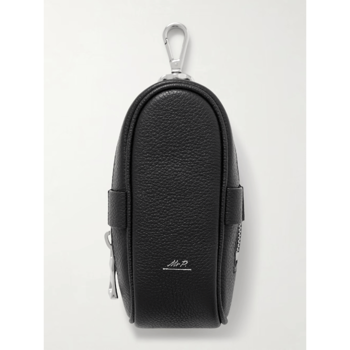 MR P. Full-Grain Leather Golf Ball and Tee Holder