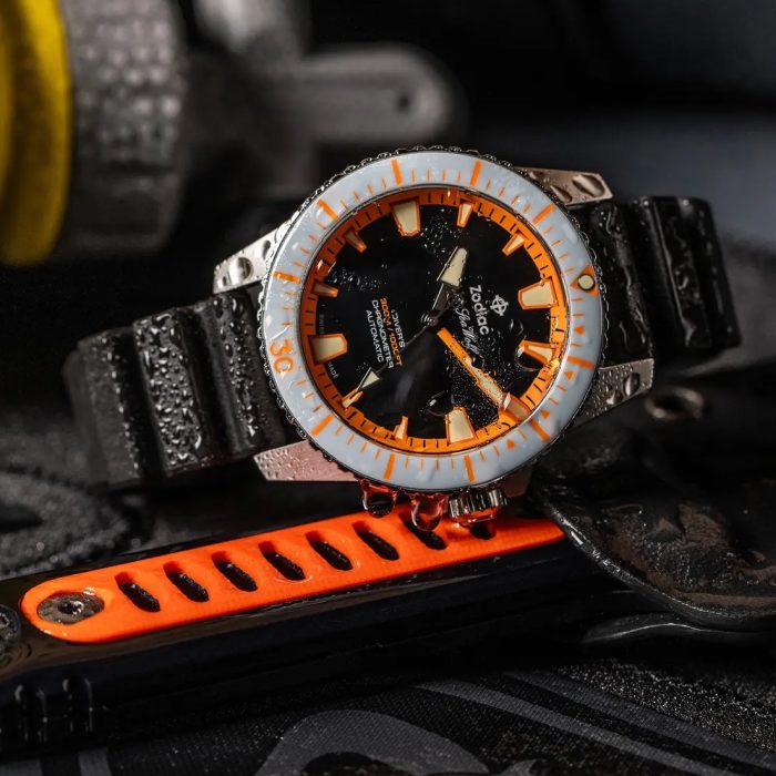 Zodiac x GiantMouse Super Sea Wolf Pro-Diver Watch