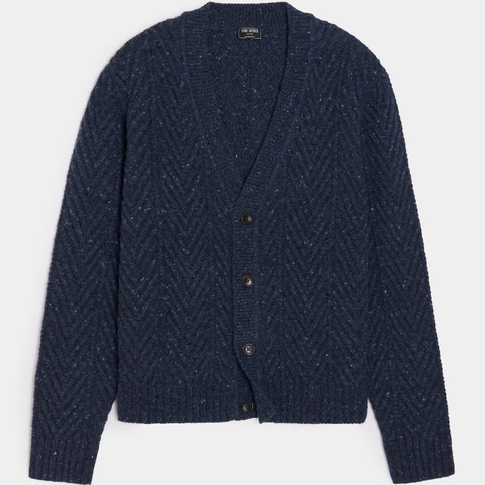 Todd Snyder Donegal Cable Knit Cardigan