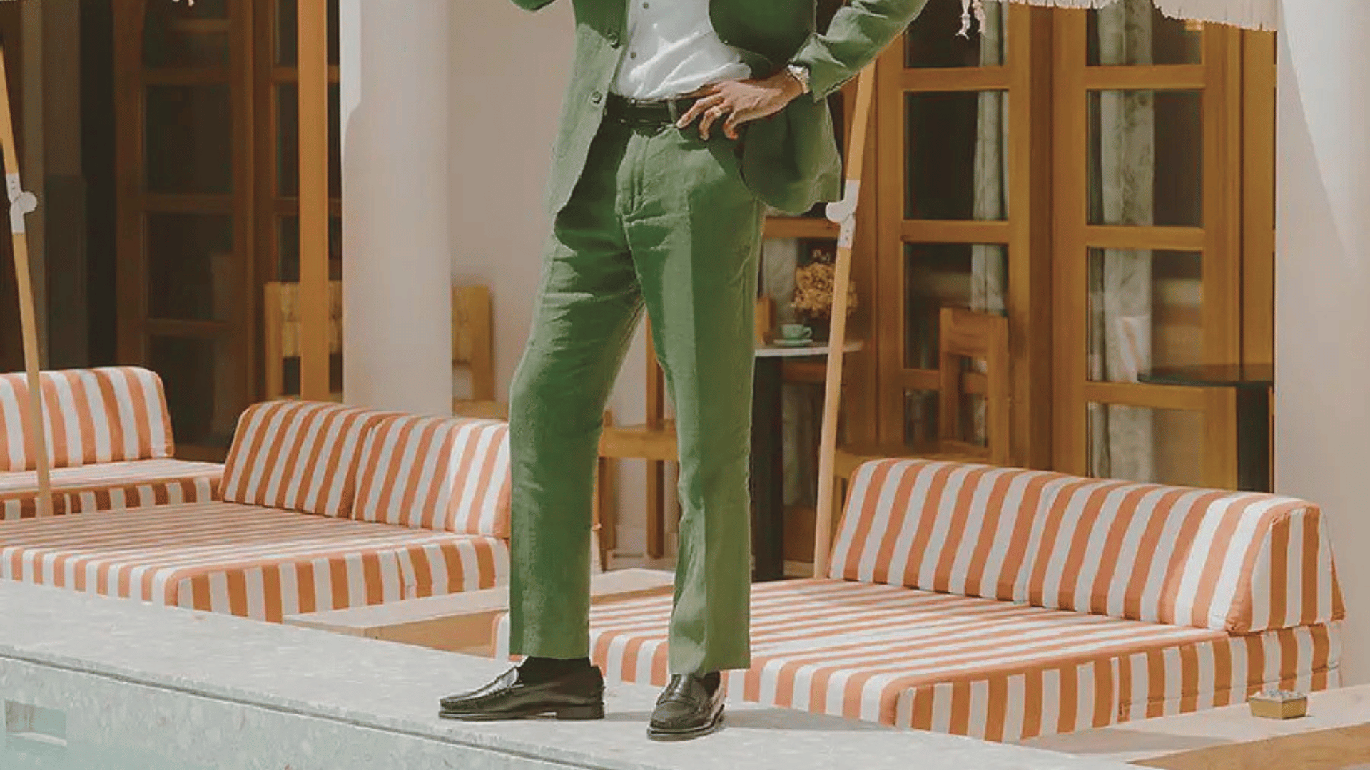 Percival Tailored Linen Trosers