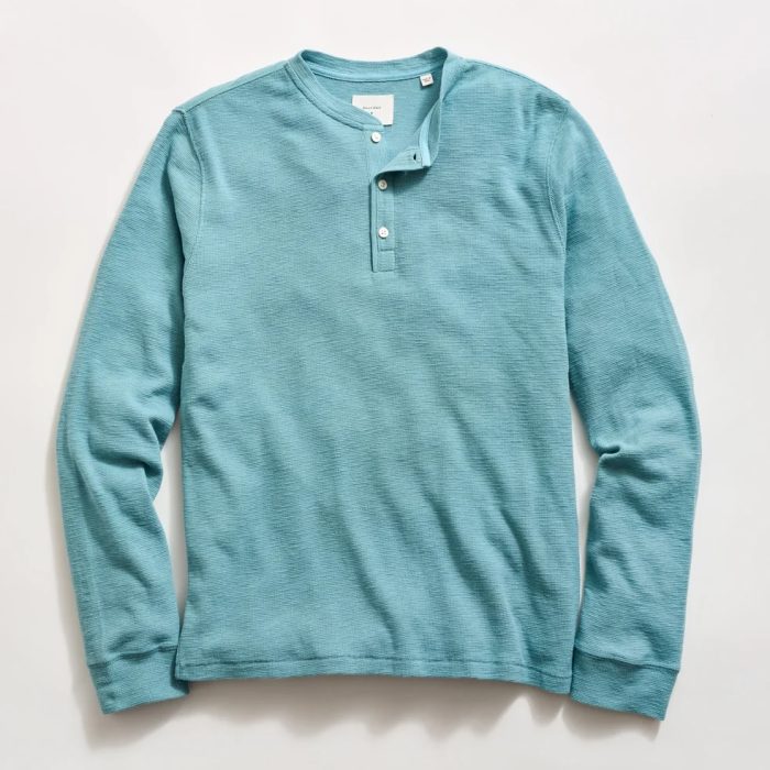 Billy Reid Slub Tuck Henley