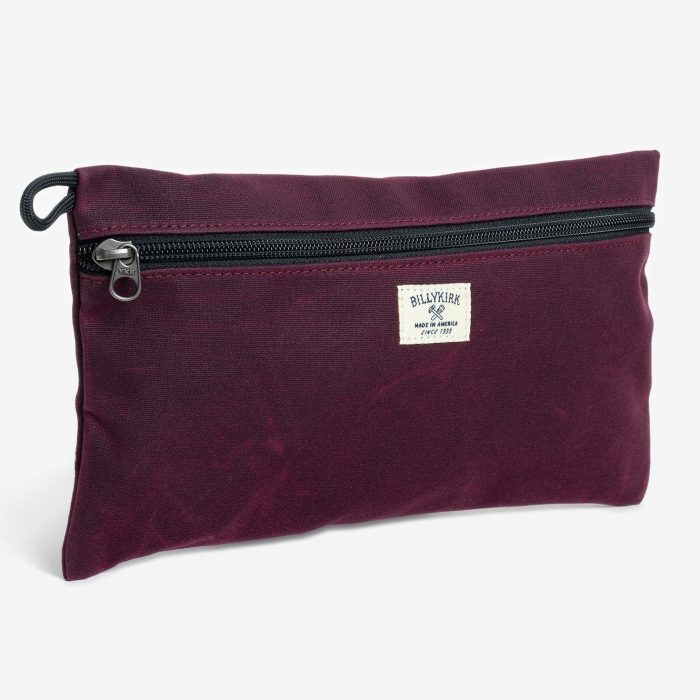 Billy Kirk No. 303 Standard Issue Large Pouch, Cranberry