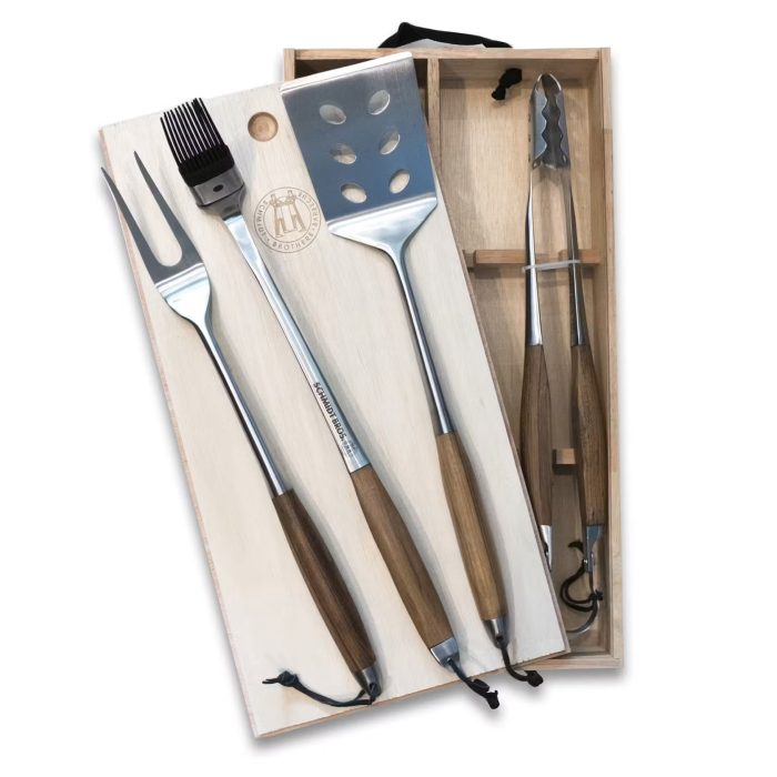 Schmidt Brothers 4-Piece BBQ Tool Set